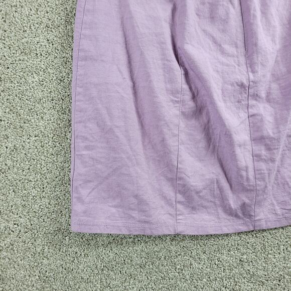 Urban Outfitters Womens Dress 8 Purple Halter Neck Open Tie Back Bodycon Mini - Picture 6 of 12